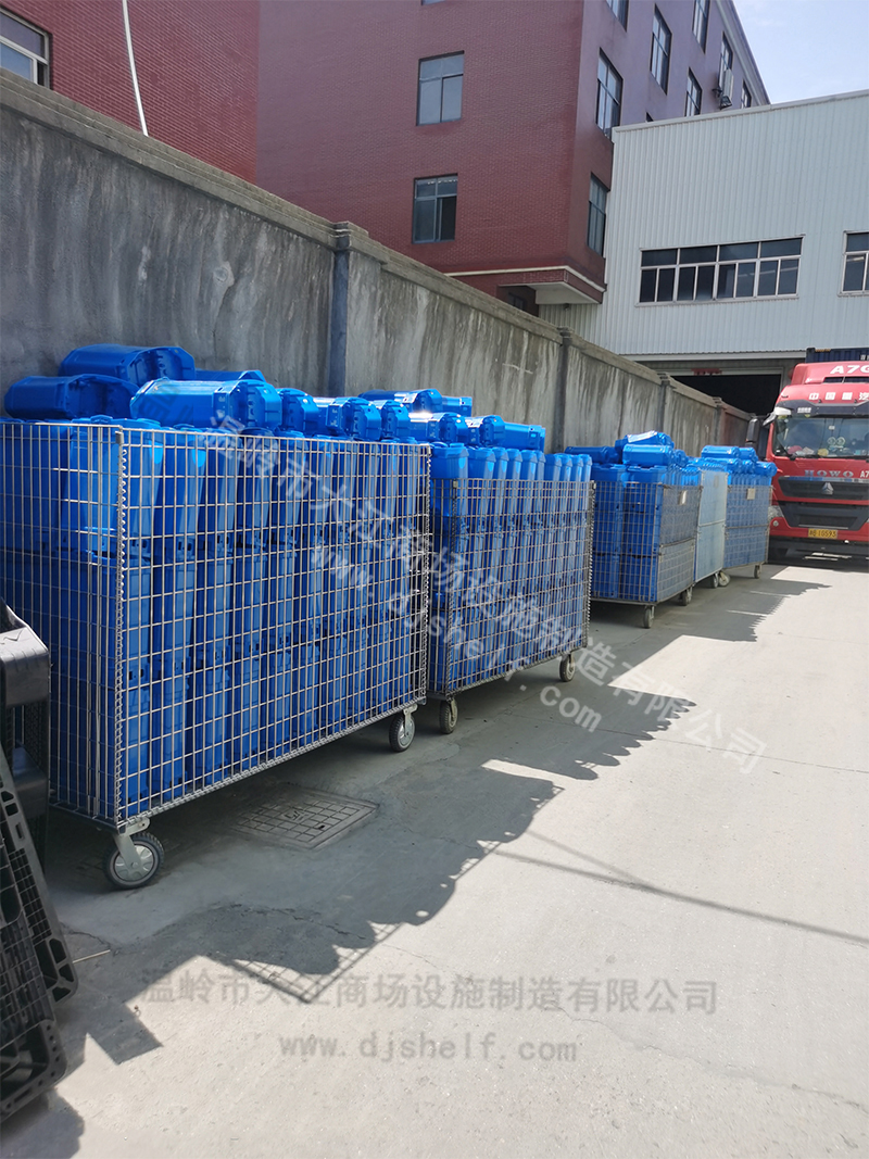 倉儲籠帶腳輪應(yīng)用-大江倉儲籠