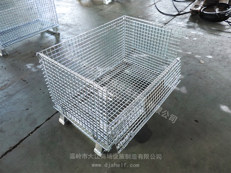 804*504*525折疊倉(cāng)儲(chǔ)籠加角鐵